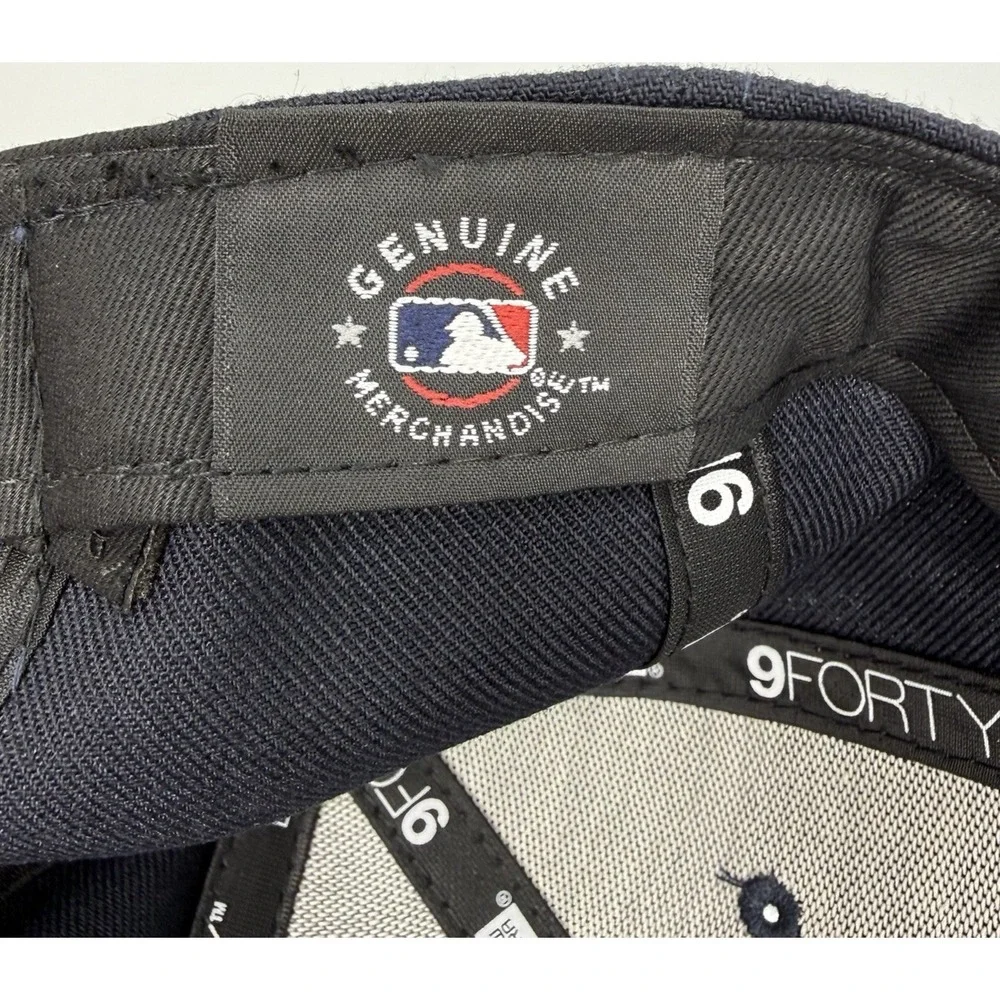 New Era Cleveland Guardians 9FORTY Adjustable Hat Navy MLB Baseball Cap
